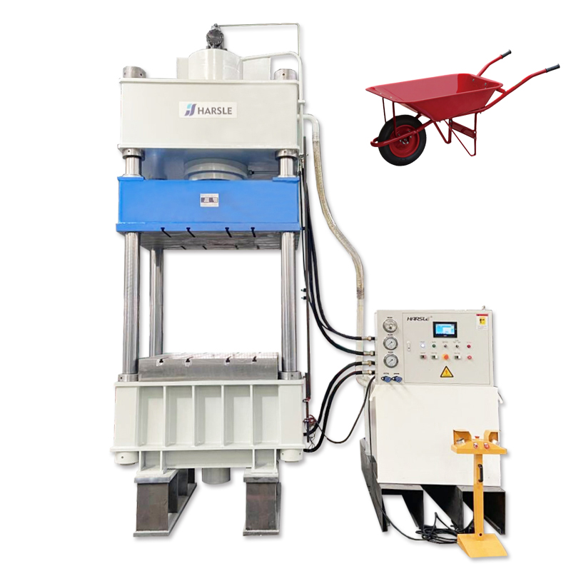 A Forming Stainless Steel Cooking Pot Making Machine Automatic Four Column Hydraulic Punching Press Machine 300t 315t