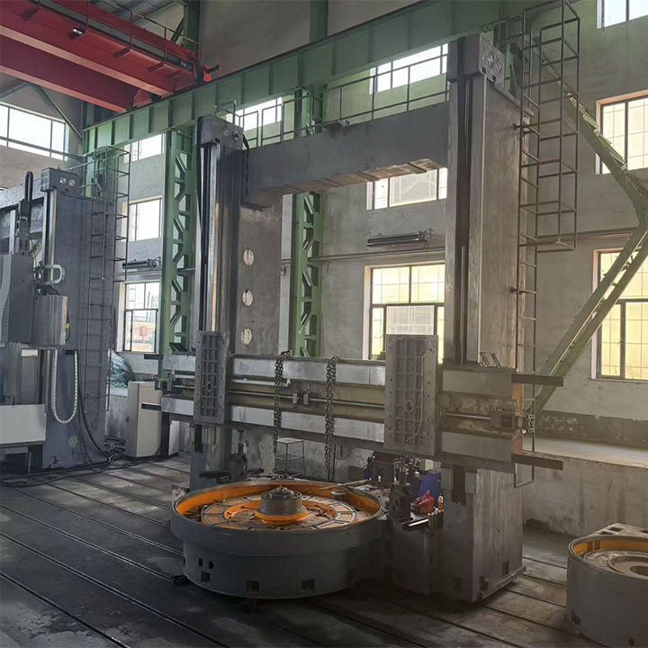 CNC Double Column Vertical Lathe Heavy Duty Vertical Turning Machine with Digital Readout for Large Diameter Workpiece Machining