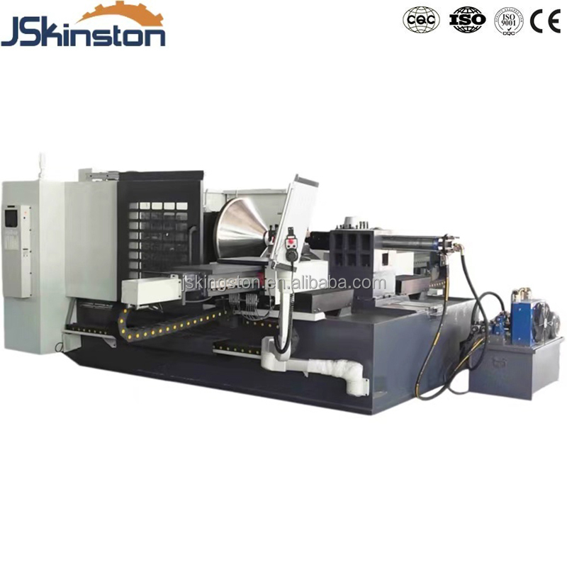 China Factory CNC Double Rollers Thinning Horizontal Spinning Machine High Quality KSTDS180-II for Metal