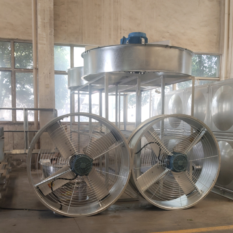 High-Speed Aluminum Alloy Axial Fan for Heavy-Duty Industrial Exhaust &amp; Cooling with Core Motor for Cooling Towers