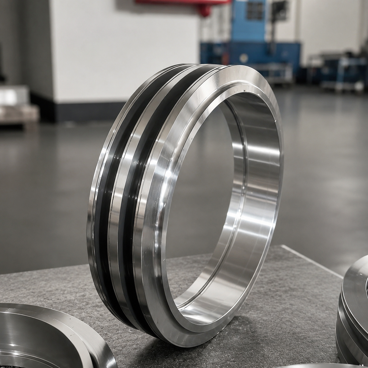 Precision Machined Double Grooved Sheave Component CNC Turning Metal Drive Roller for Machine Tool