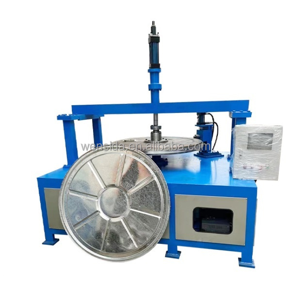 Hydraulic Stainless Steel Round Tube Flanging Machine Elbow Flanging Machine Manual CNC Tinplate Round Duct Flanging Machine