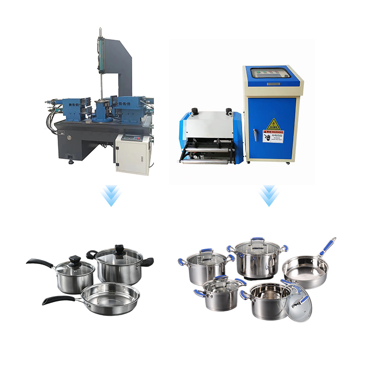 Stainless Steel Cookware Production Line Automatic For Pots/Pans - High Efficiency Customized Set