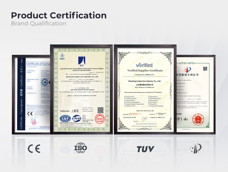 CNC Metal Band Saw Front View