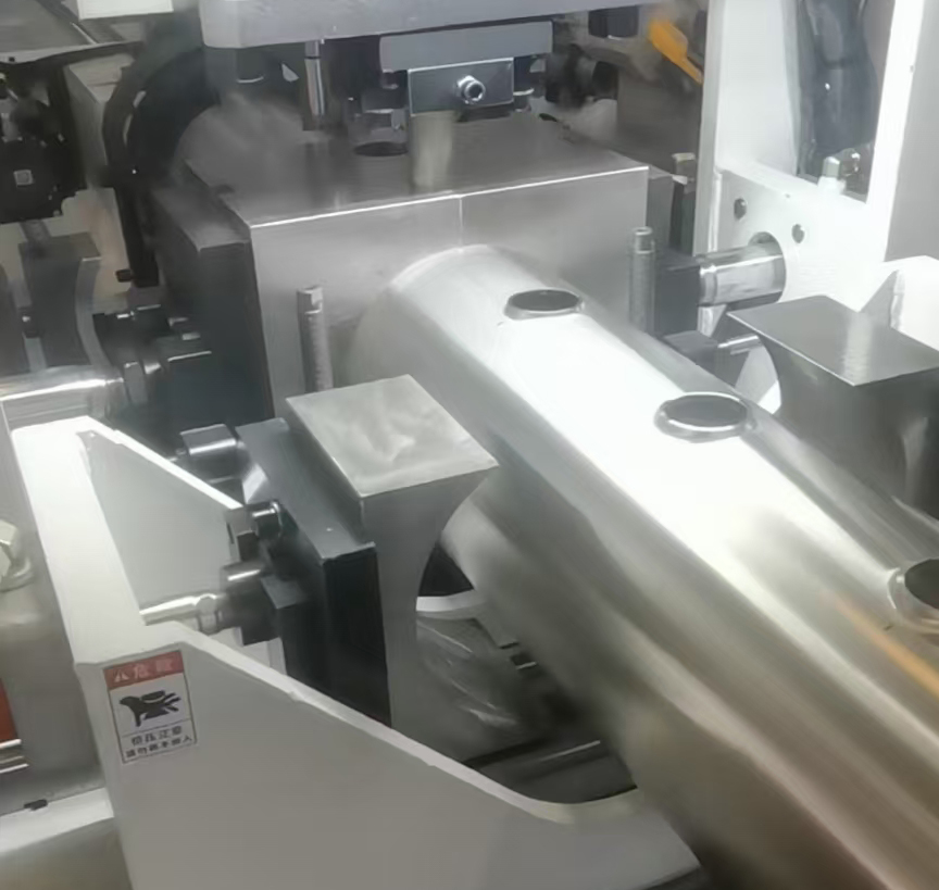 CNC Steel Pipe Flange Hole Collaring Automatic Tube Punching Flanging Machine with Smoothing Function