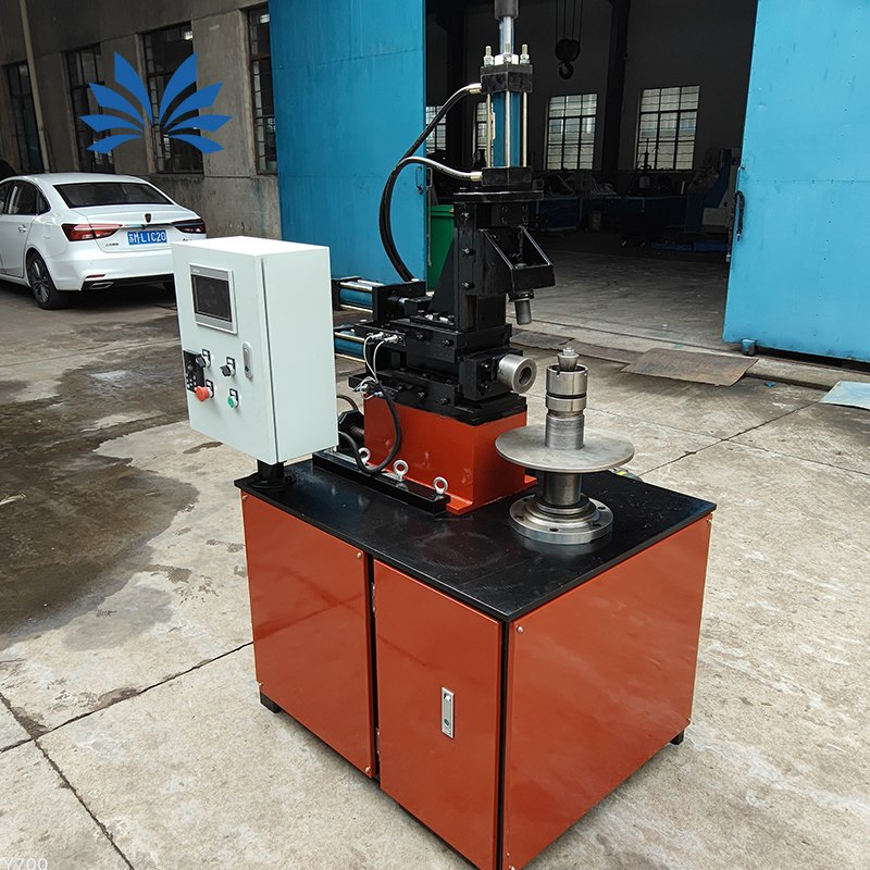 Heavy Duty Flanging Machine with Digital Display and PLC Control