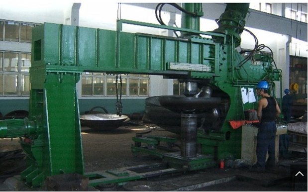 Heavy Duty Dish Pressing Machine Industrial Tank Head Edge Flanging &amp; Spinning Machine