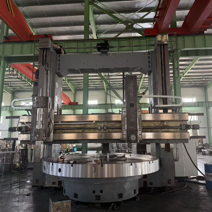 CNC Double Column Vertical Lathe Heavy Duty Vertical Turning Machine with Digital Readout for Large Diameter Workpiece Machining