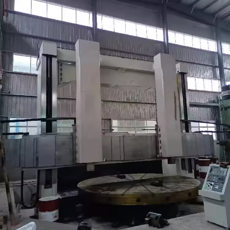 Highly Efficient CNC Double Column Single Column Turning Metal Vertical Lathe Machine Price for Large Diameter Workpieces