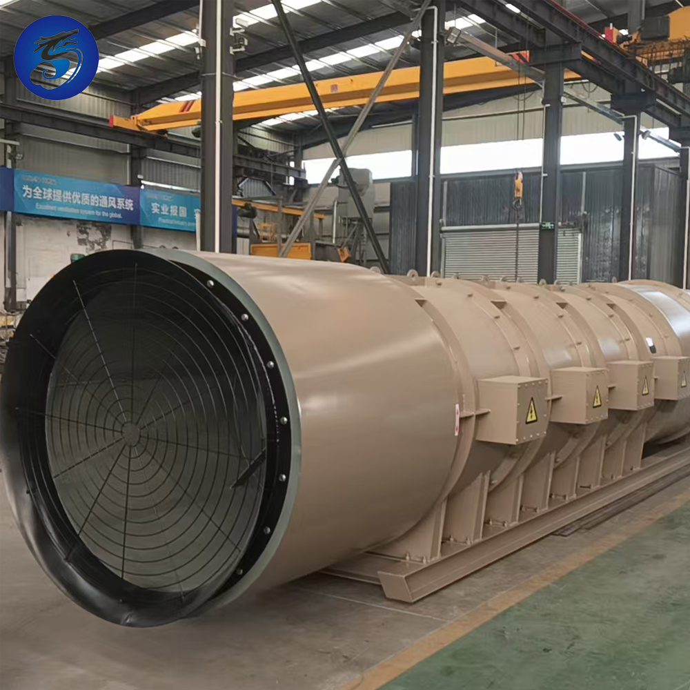 FREE Standing AC Motor Axial Flow Fans High Speed SDF Tunnel Dedicated Ventilation Fans Tunnel Counter-rotating Fan