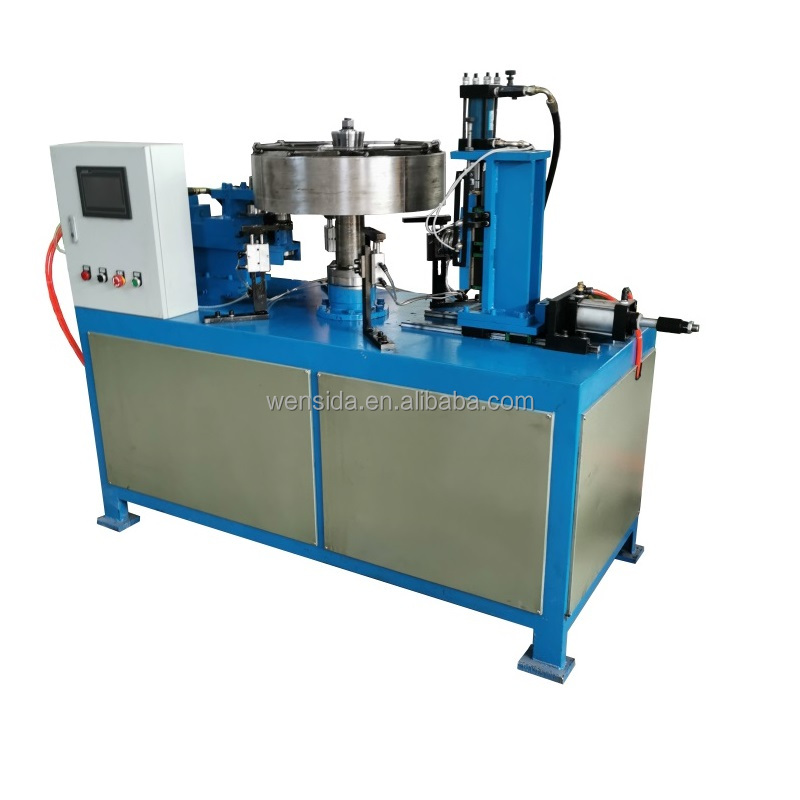 Hydraulic Stainless Steel Round Tube Flanging Machine Elbow Flanging Machine Manual CNC Tinplate Round Duct Flanging Machine
