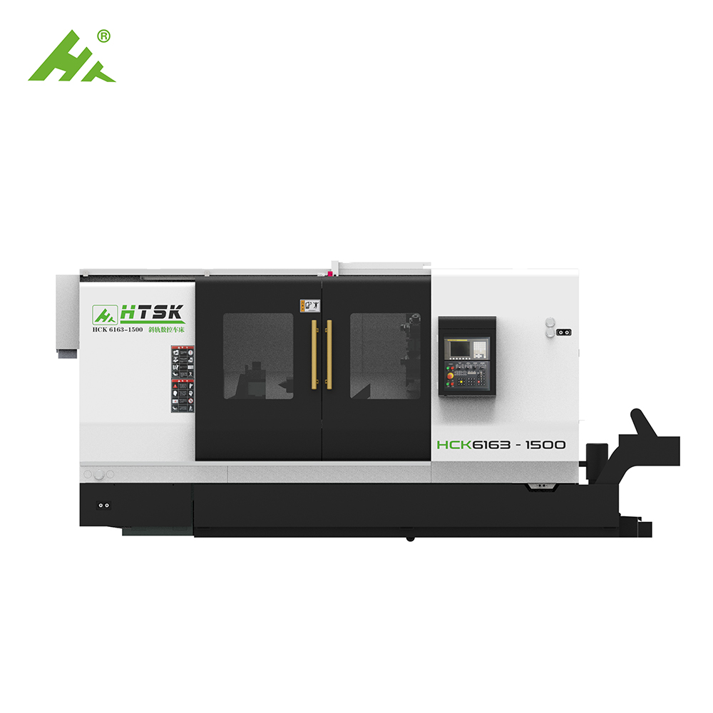 Industrial Heavy Duty Horizontal CNC Lathe, High Speed Full Enclosure For Metal Machining