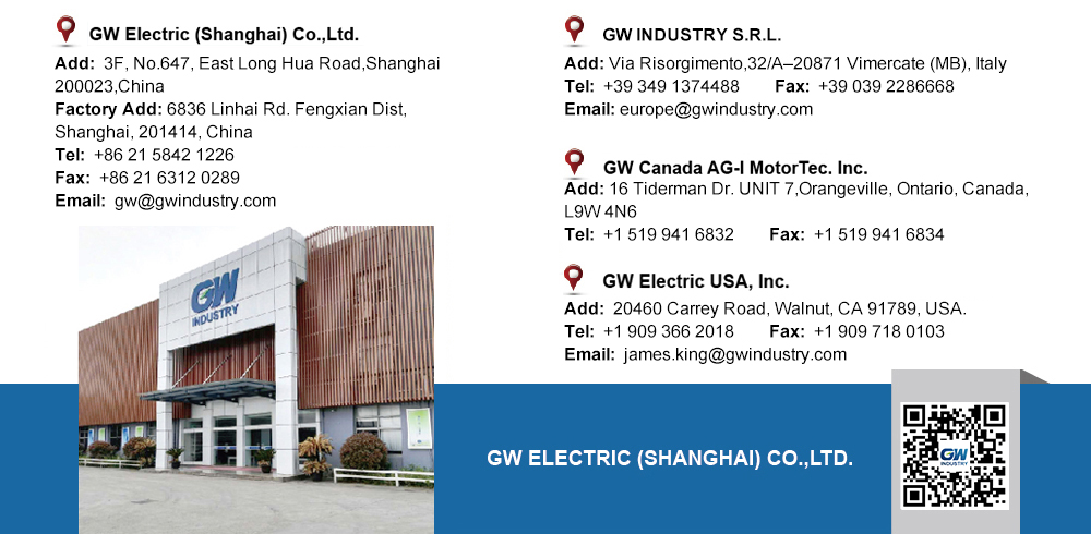 GW High Efficient speed control EC electric motor ECM motor for HVAC / BLDC motor for exhaust fan/ Fan motor