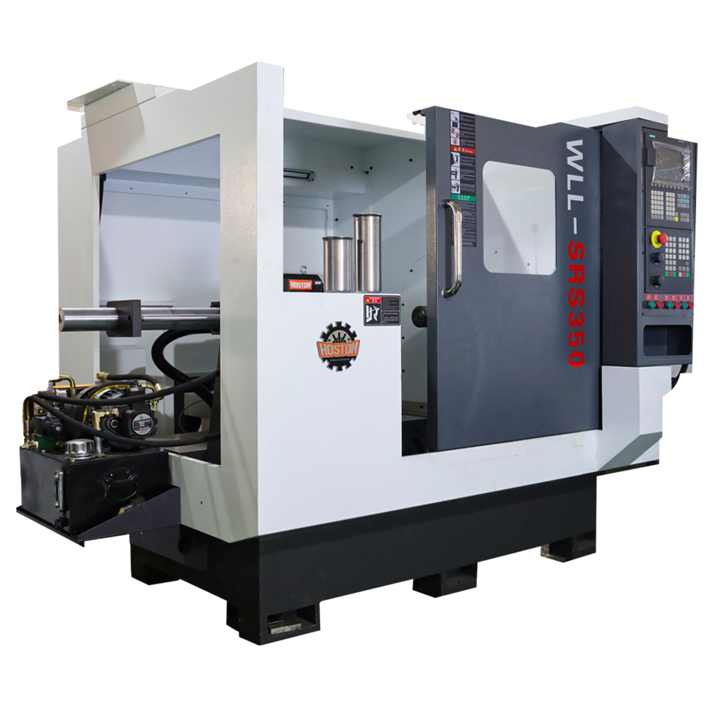 Heavy Duty Automatic CNC Metal Spining Control 300mm Max Workpiece Length 2-Axis Machining 0.015mm Positioning