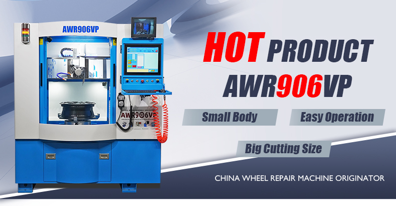 CRYSTAL AWR906VP Hot Selling Factory Price CNC Auto Wheel Rim Repair Machine Alloy Rim Lathe Machine