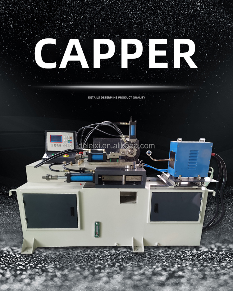 Automatic CNC High Frequency Heating Stainless Steel Pipe End Forming Machine Tube End Closing Machine for Aluminum Processing