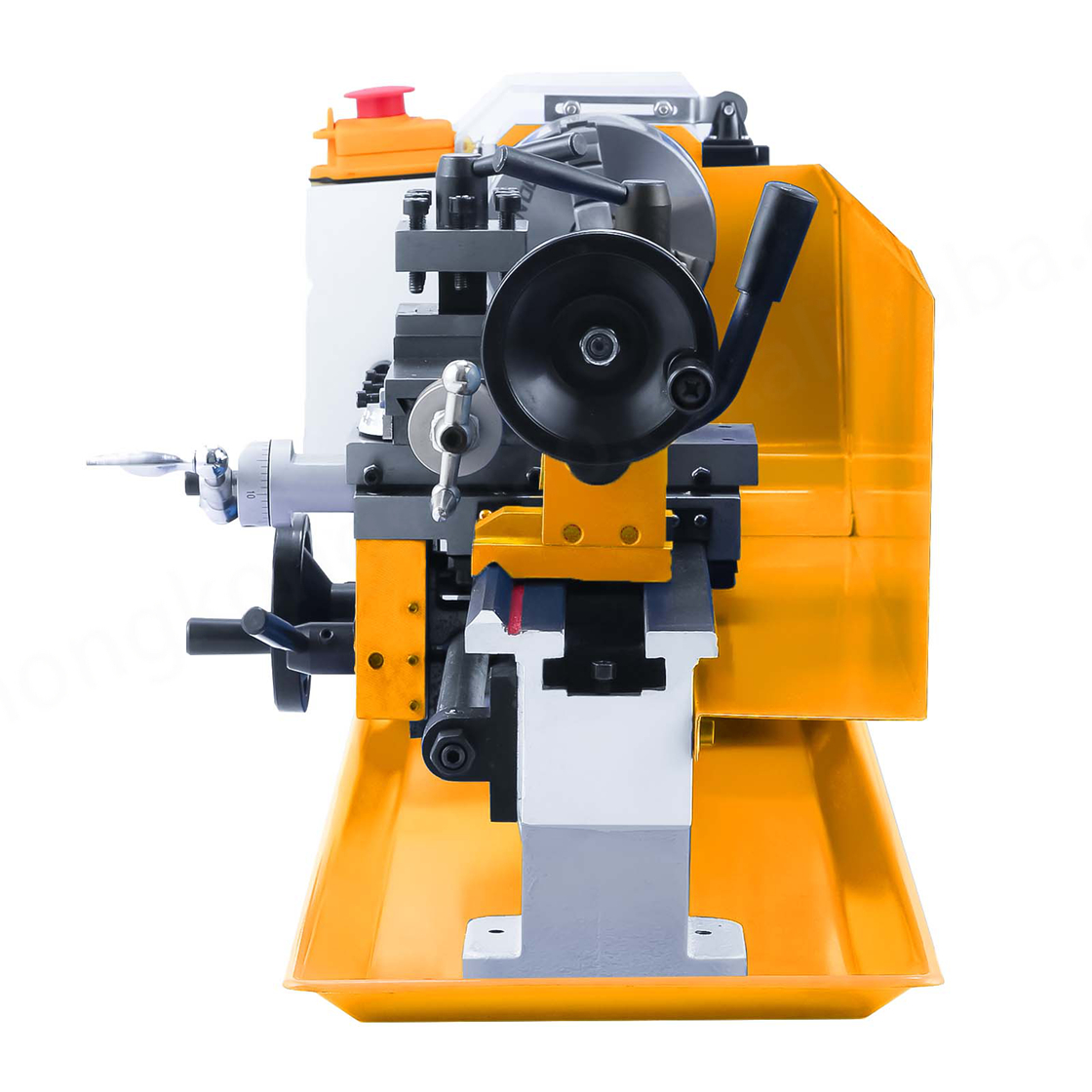 New Mini Horizontal Metal Spinning Lathe CNC Machine with Cone Flow Forming Wheels for Casting Parts