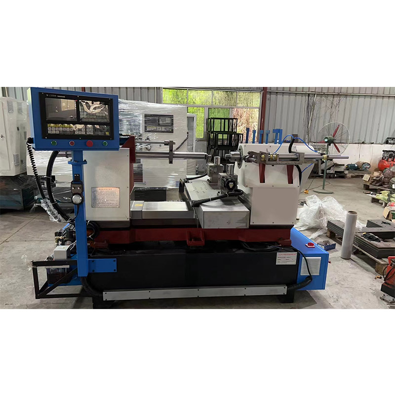 Double-Sided Single-Rotation CNC Spinning Machine Automatic High Productivity 5.5KW Motor Stainless Steel Aluminum Metal