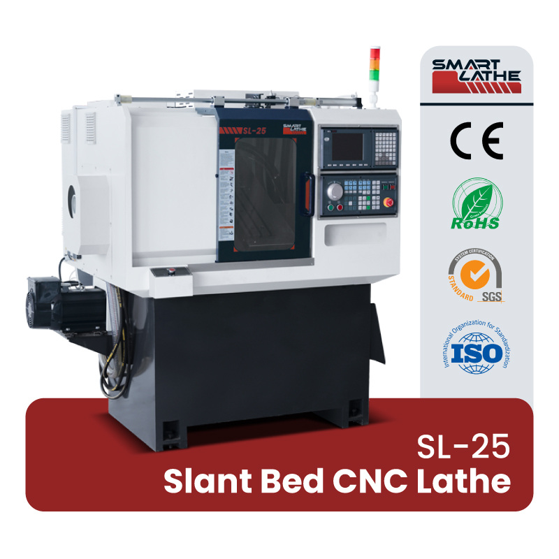 SmartLathe SL-25 CNC Lathe Machine High Precision Turning Center For Metal Parts Manufacturing