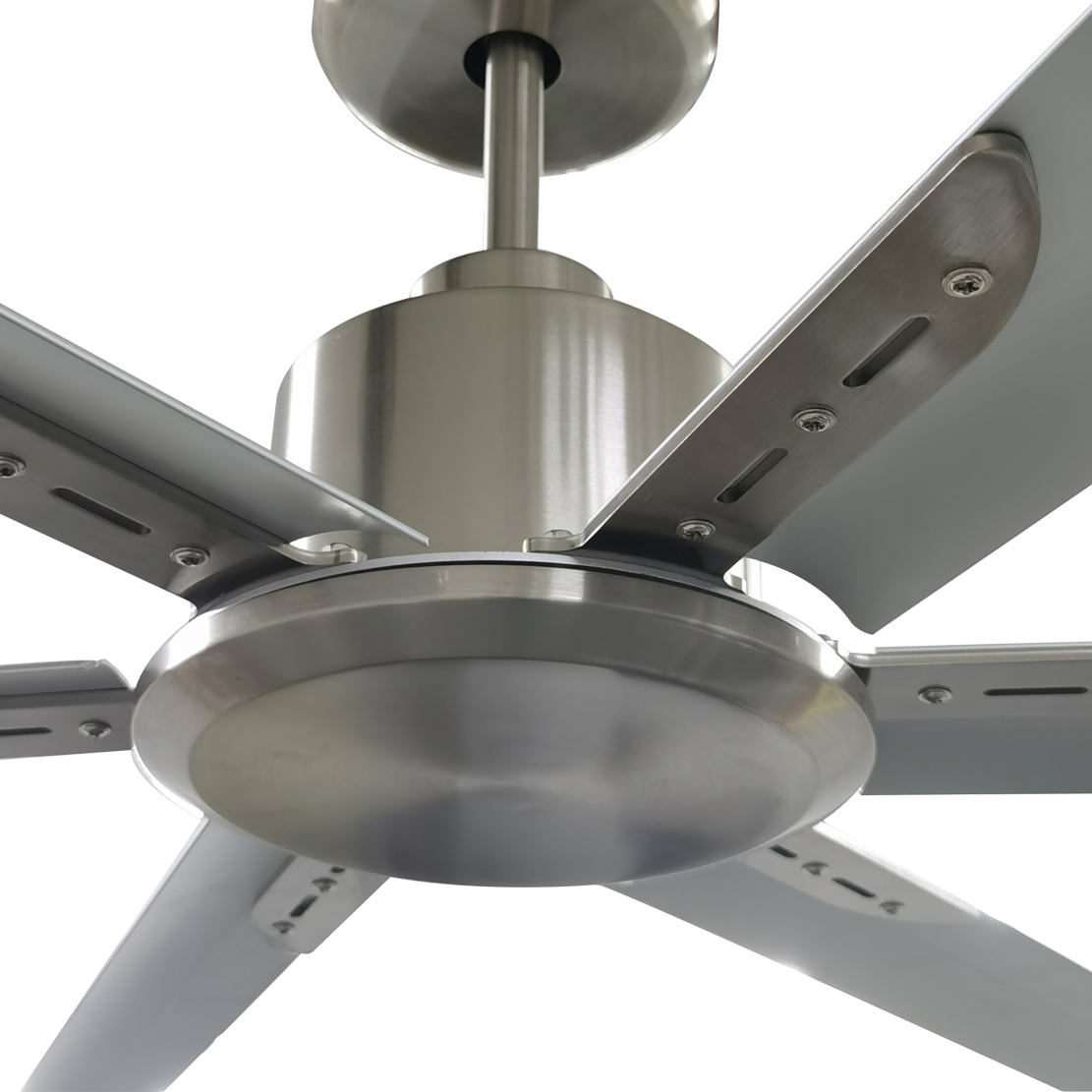 72/120Inch Aluminum Large Ceiling Fan With 6 Blades And Remote Control Ventilador De Techo Industrial