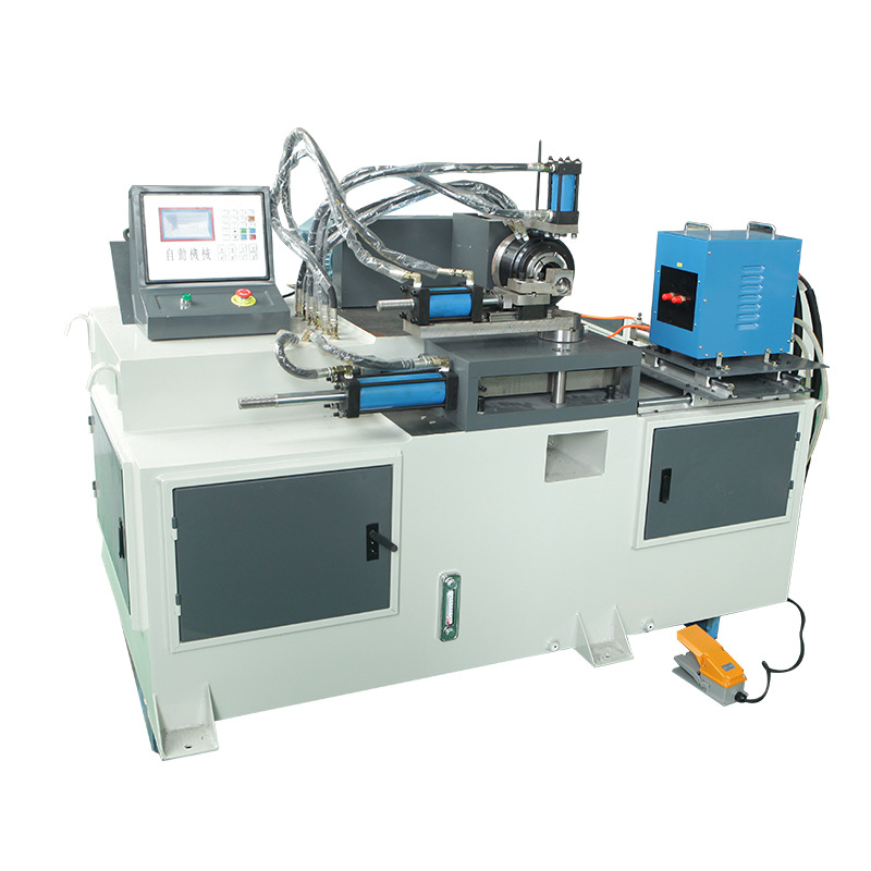 Fully Automatic CNC Heating End Sealing and Necking Machine Industrial Stainless Steel Round Metal Tube Closing Equipment