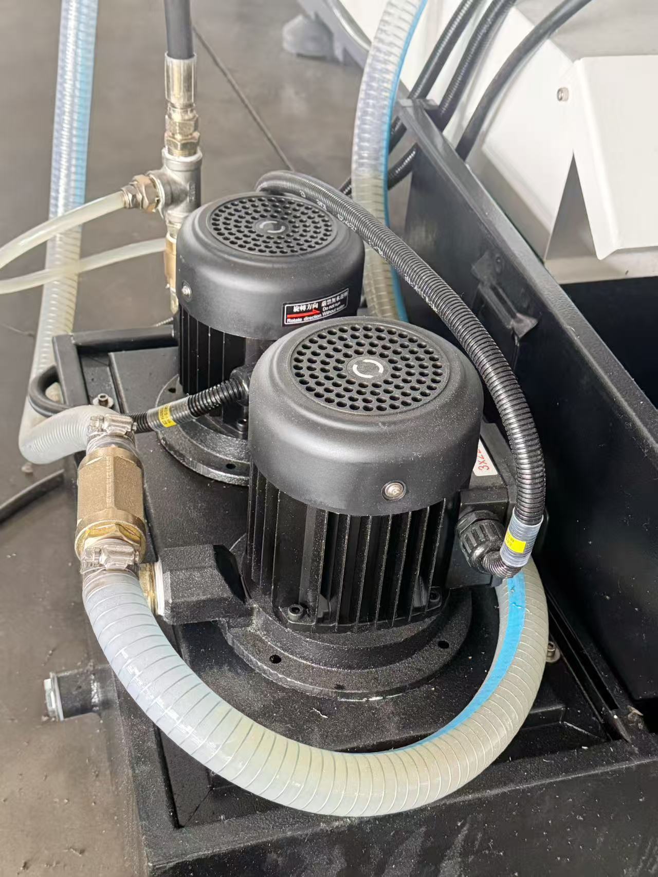 Two pumps