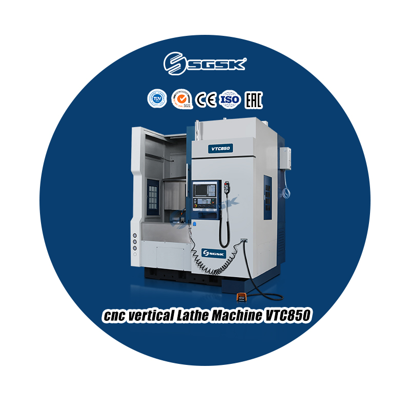 Vertical Cnc Lathe For Alloy Wheels VTC850 Cnc Turning Machine Cost Effective CNC Turning Lathe Machine