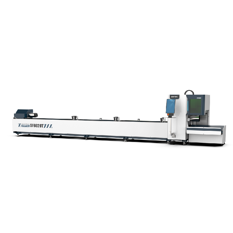 For SENFENG High Precision 6000W CNC Laser Pipe Cutter Fiber Metal Tube Laser Cutting Machine For Construction Steel Tube AI