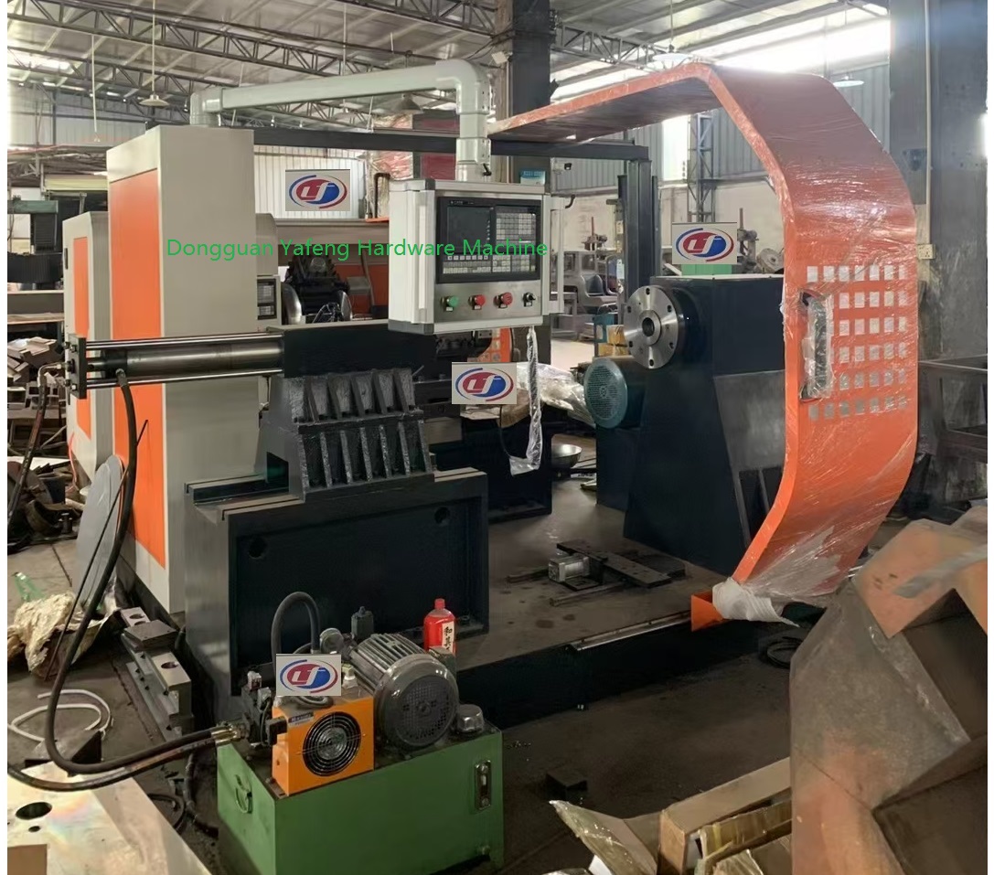 Copper Metal Spinning Machine for Ventilation Fan CNC Lathe Machine Horizontal Flow Forming Machine for Copper Iron Hardware