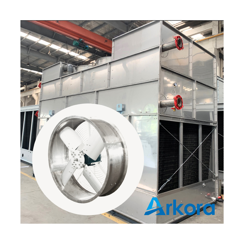 High-Speed Aluminum Alloy Axial Fan for Heavy-Duty Industrial Exhaust &amp; Cooling with Core Motor for Cooling Towers