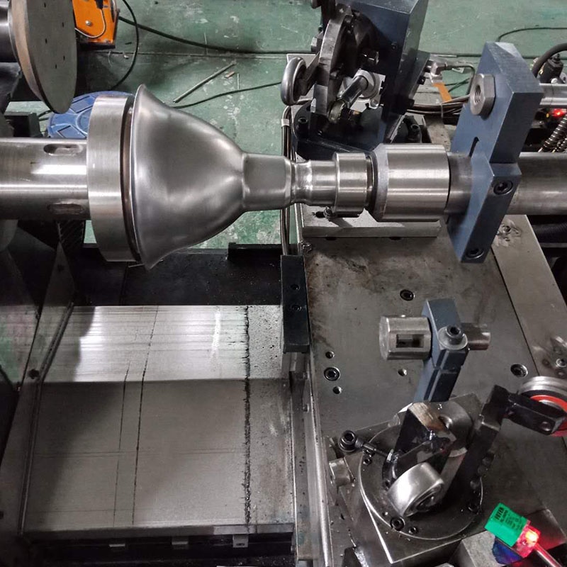 Automatic Bottle Necking Machine CNC Metal Spinning Machine Lathe Steel Pipe Shrinking Tube Spinning Forming Machine