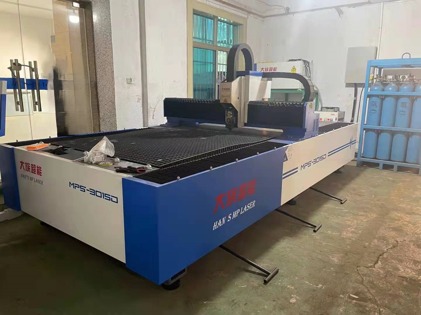 Han's Laser Professional 3Kw 6Kw CNC Fiber Laser Cutting Machine For Metal Plate
