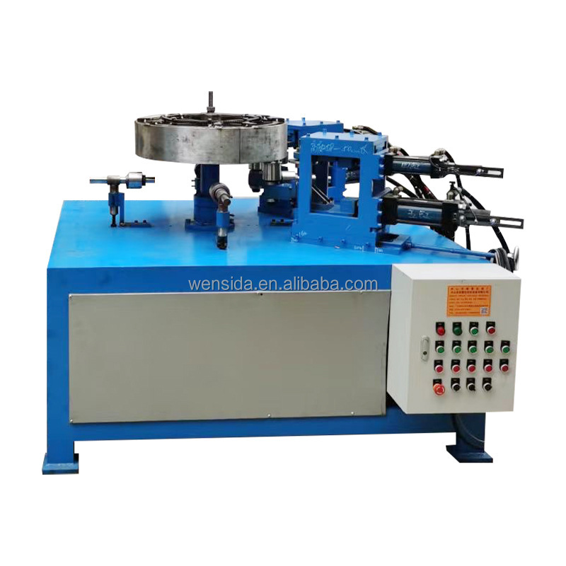 Hydraulic Stainless Steel Round Tube Flanging Machine Elbow Flanging Machine Manual CNC Tinplate Round Duct Flanging Machine