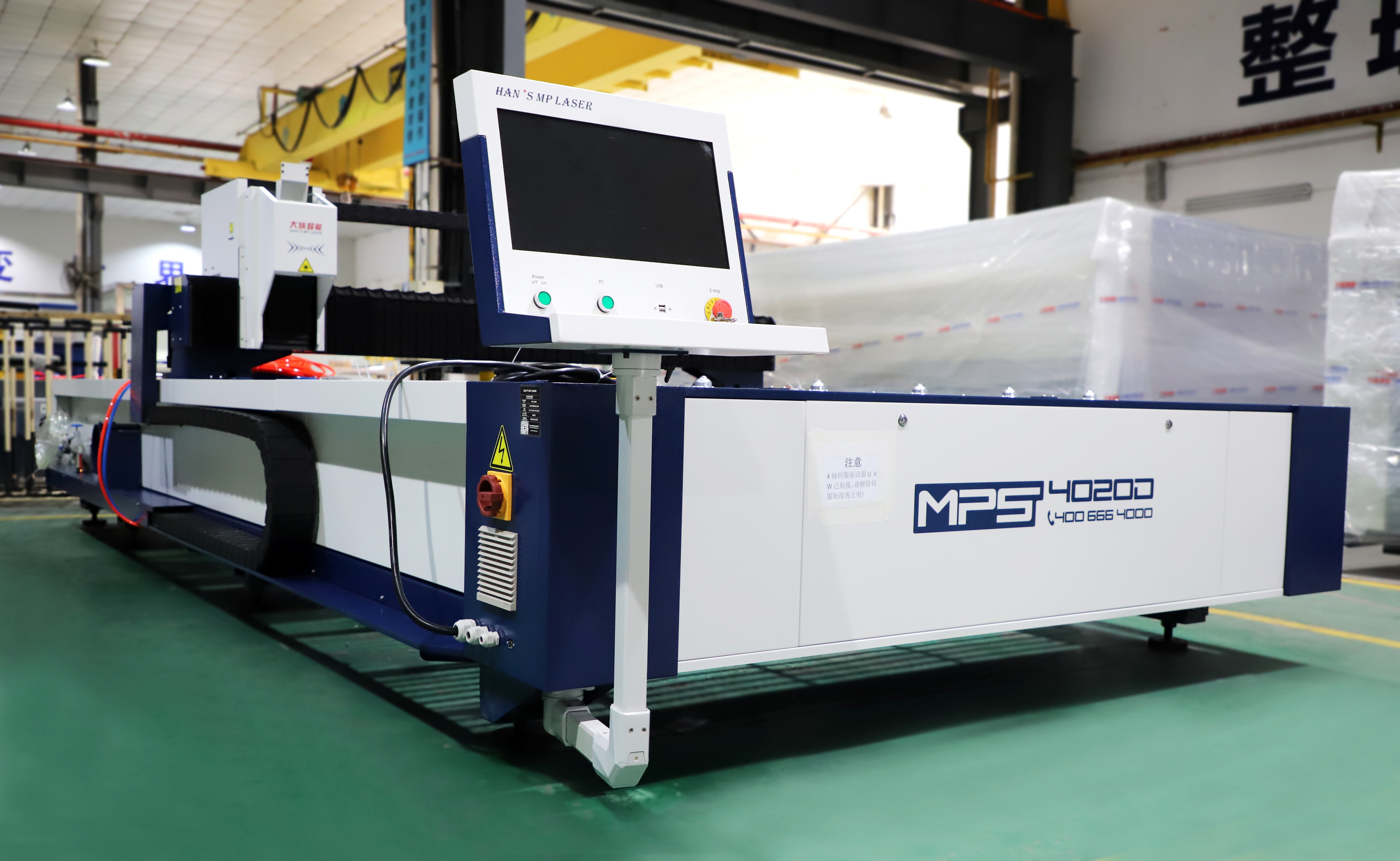 Han's Laser Professional 3Kw 6Kw CNC Fiber Laser Cutting Machine For Metal Plate