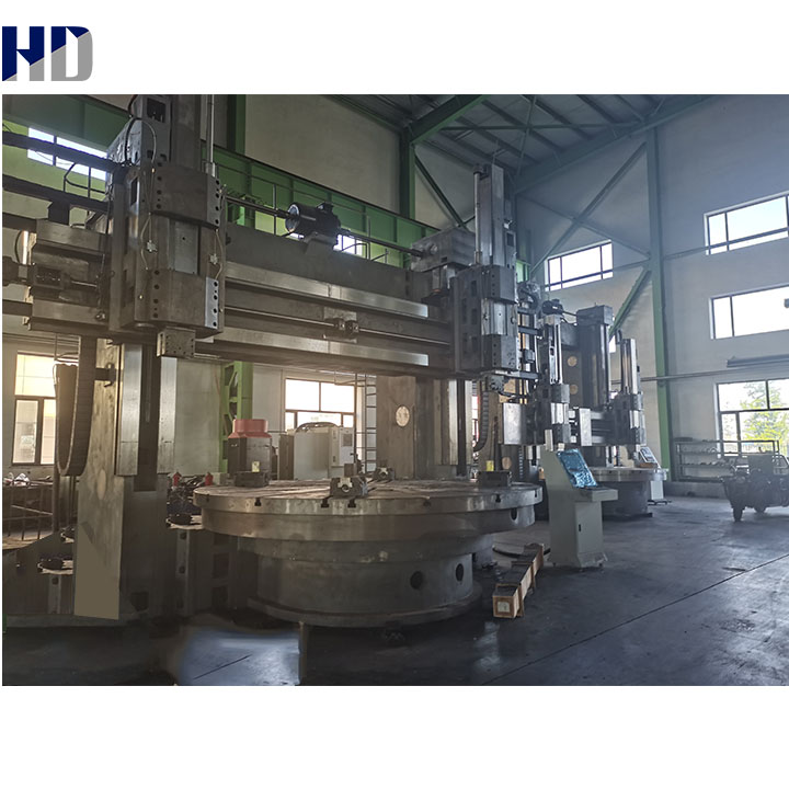 CNC Double Column Vertical Lathe Heavy Duty Vertical Turning Machine with Digital Readout for Large Diameter Workpiece Machining