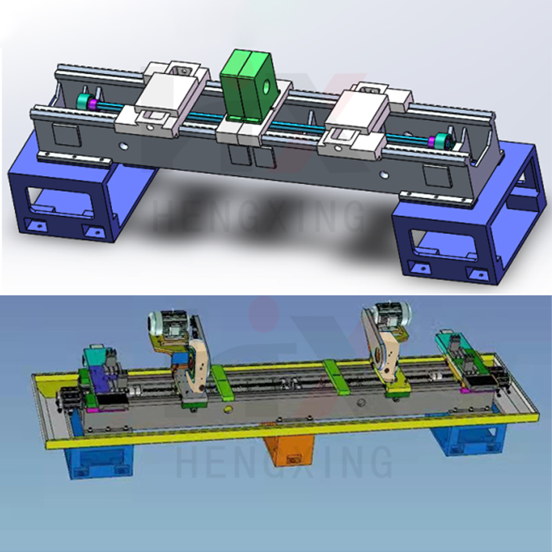 Fully Customizable HX-80260-160 Horizontal 4-Axis CNC Double-End Turning Lathe Machine Auto-Feeding High-Accuracy for Roller