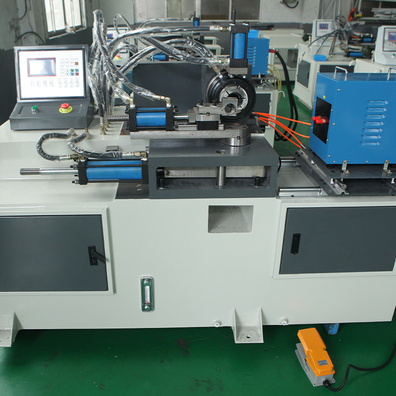 Fully Automatic CNC Heating End Sealing and Necking Machine Industrial Stainless Steel Round Metal Tube Closing Equipment