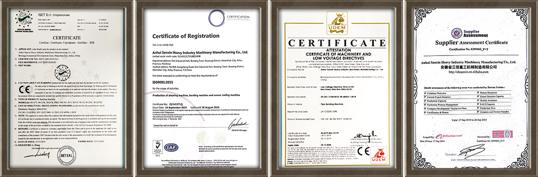 CE and ISO Certifications
