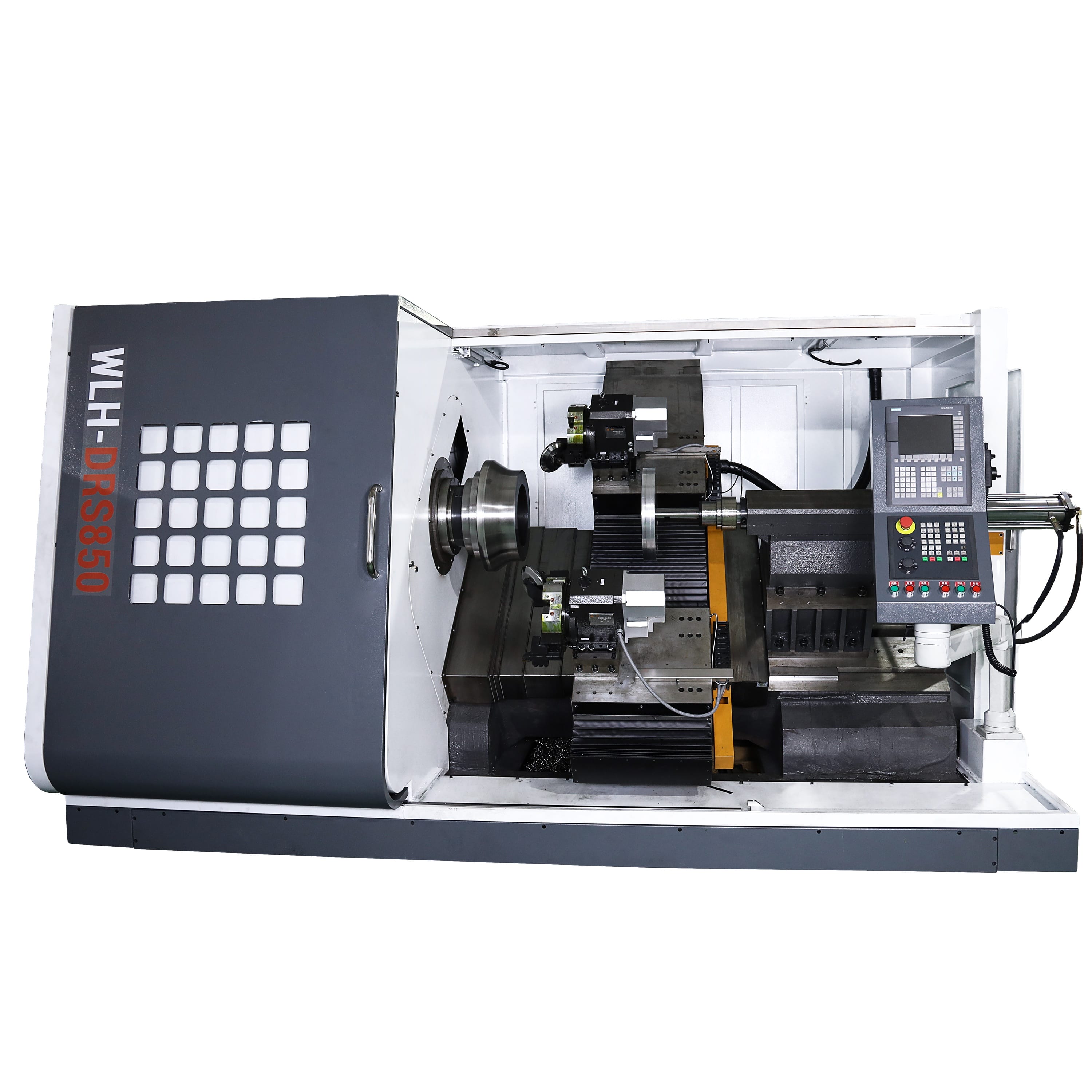 CNC Metal Spinning Machine Heavy Duty Double Rollers for Stainless Steel Cookware