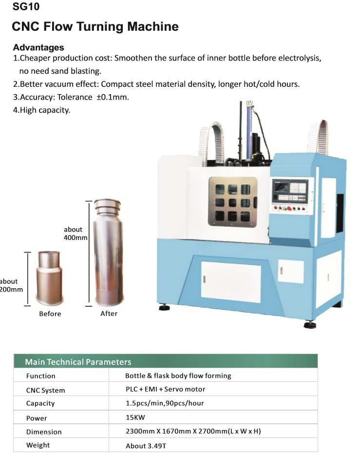 Flow Forming Lathe Flow Spinning Machine Axial Flow Forming
