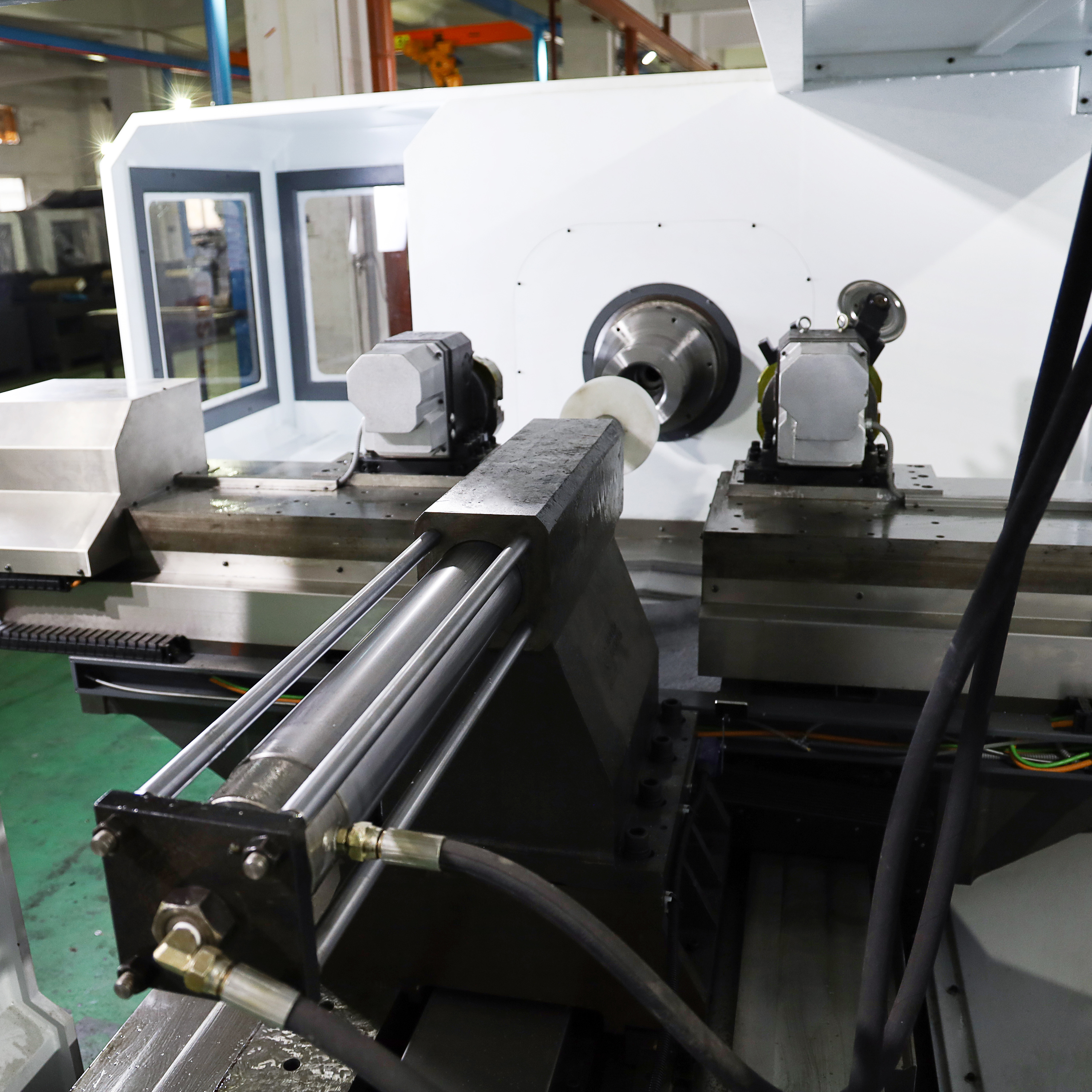 Double Roller Symmetrical Cnc Spinning Machine Copper Tubing Processing Metal Spinning Lathe