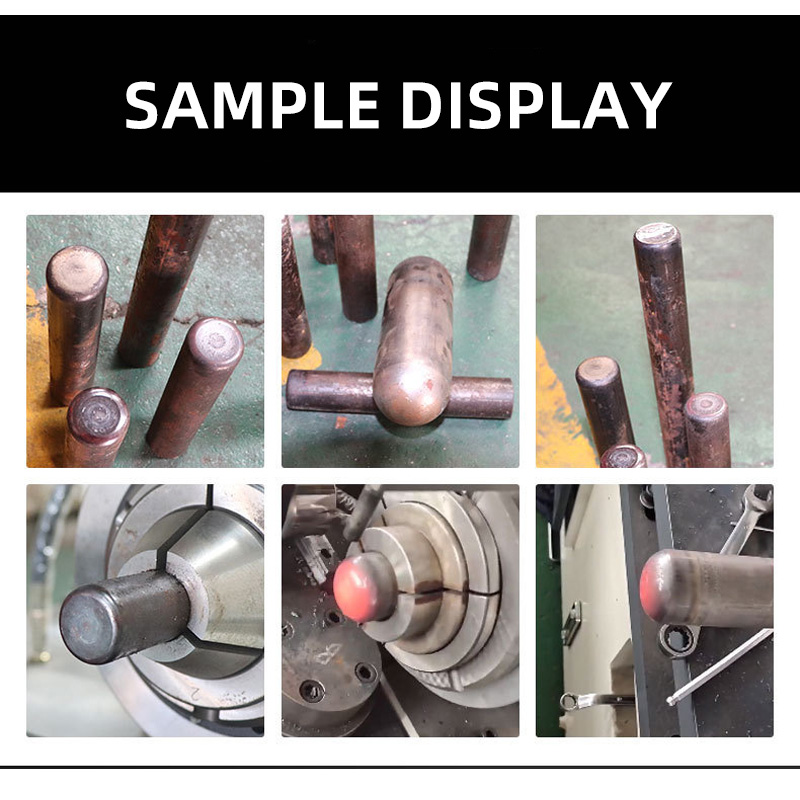 Automatic CNC High Frequency Heating Stainless Steel Pipe End Forming Machine Tube End Closing Machine for Aluminum Processing