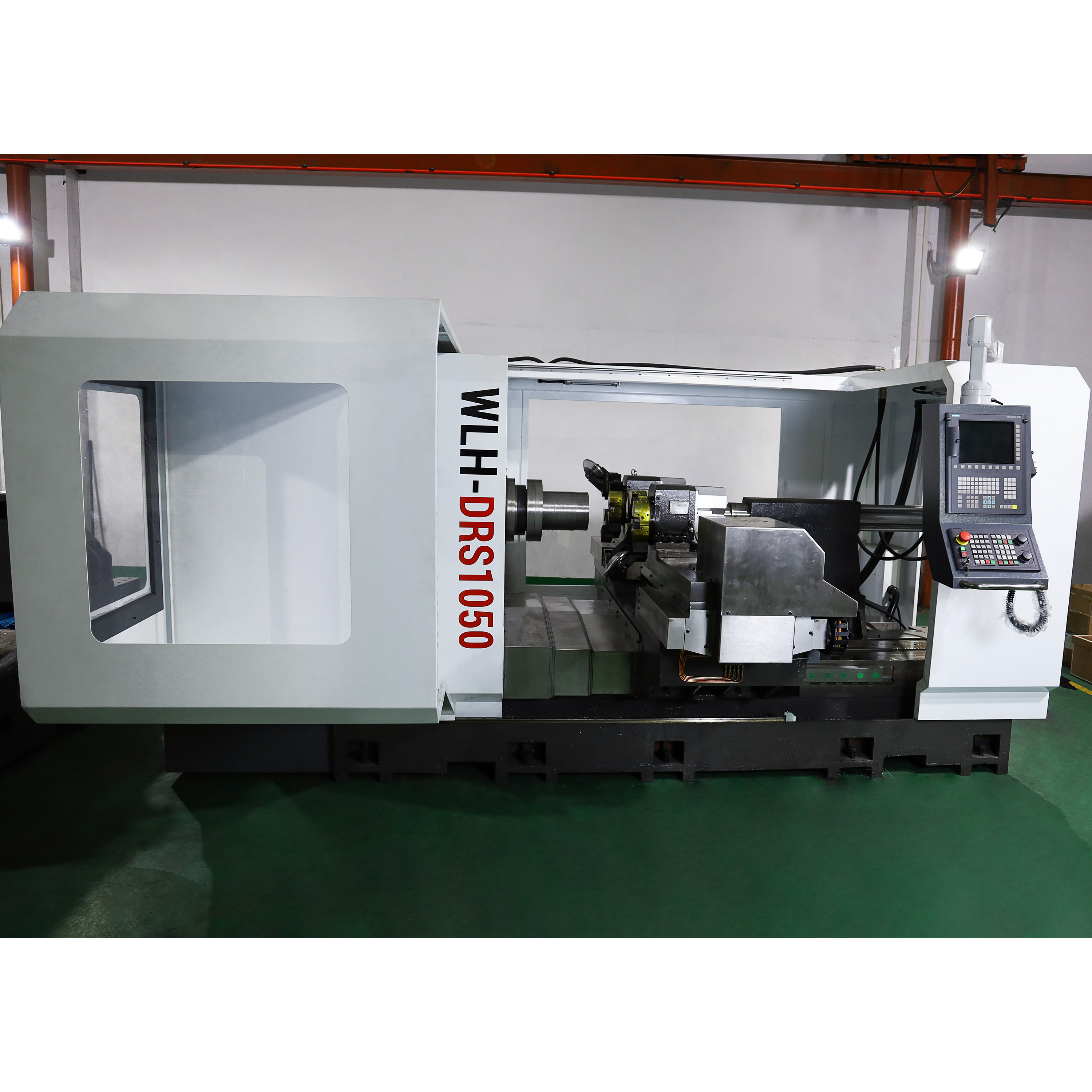Hot Selling Heavy Duty CNC Metal Spinning Machine WLH-DRS1050 With Double Roller for Container Electric Power Industry