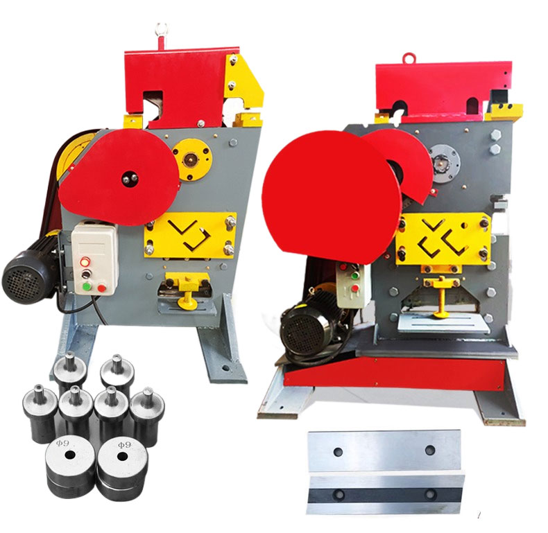 New GeYu Electrical Iron Worker CNC Metal Shearing Machine 220/380V High Productivity 4KW Motor Multi-Purpose Punching Shearing