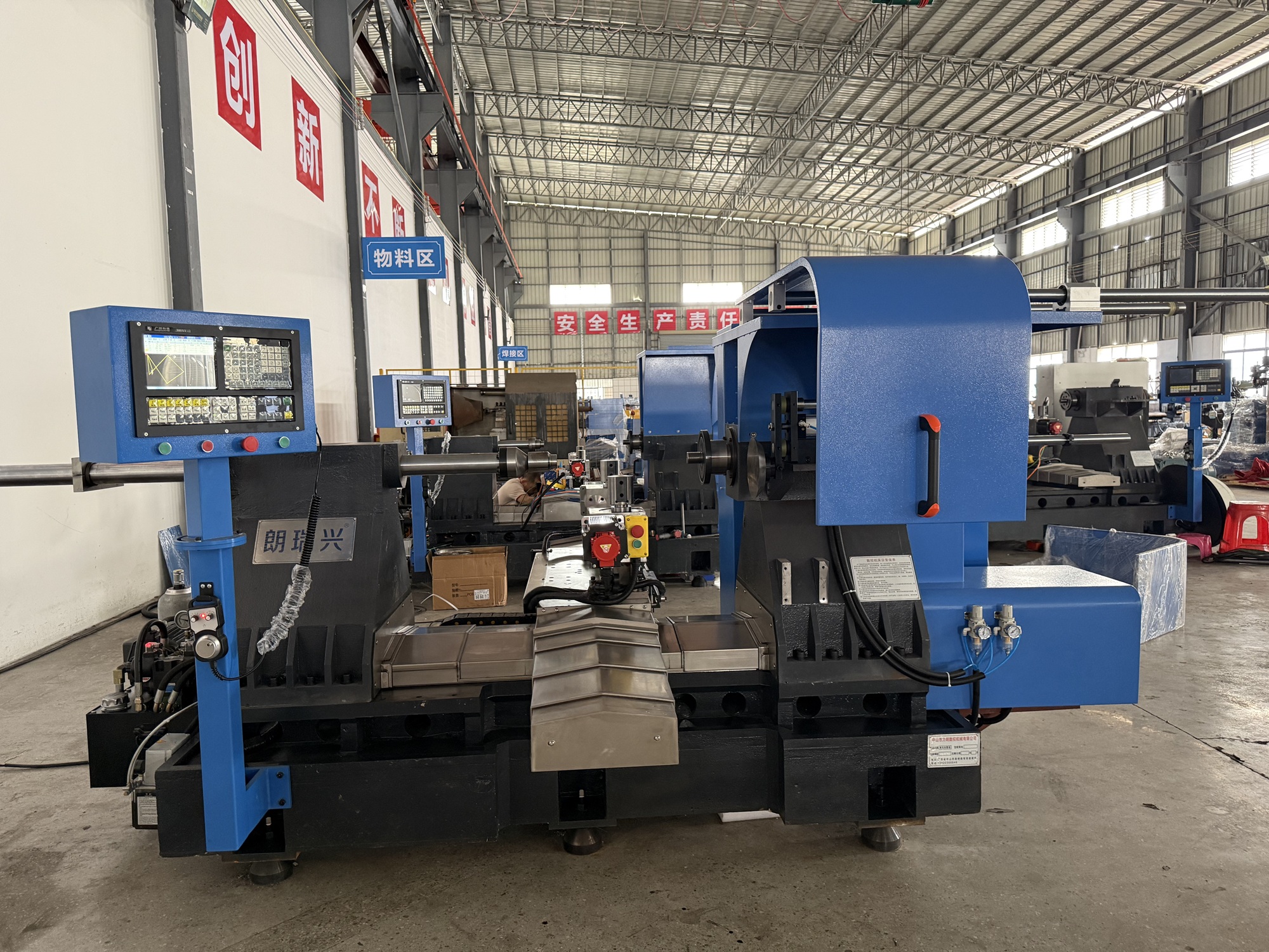Lang Ruixing SLW-LX-800 Aluminium Pot Making Production Line CNC Metal Spinning Machine Single Automatic Cookware Mold Spinning