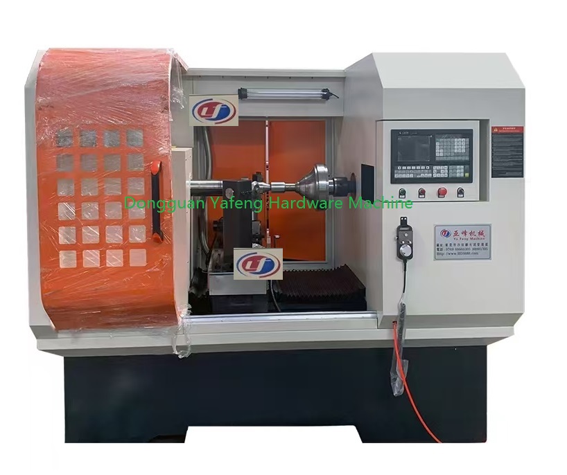 Copper Metal Spinning Machine for Ventilation Fan CNC Lathe Machine Horizontal Flow Forming Machine for Copper Iron Hardware