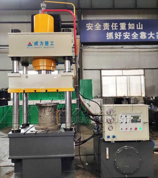 200T Hydraulic Press Machine 4-Column Sheet Plate Metal Stretch Deep Drawing Steel Utensils Pot Making Hydraulic Press Machine