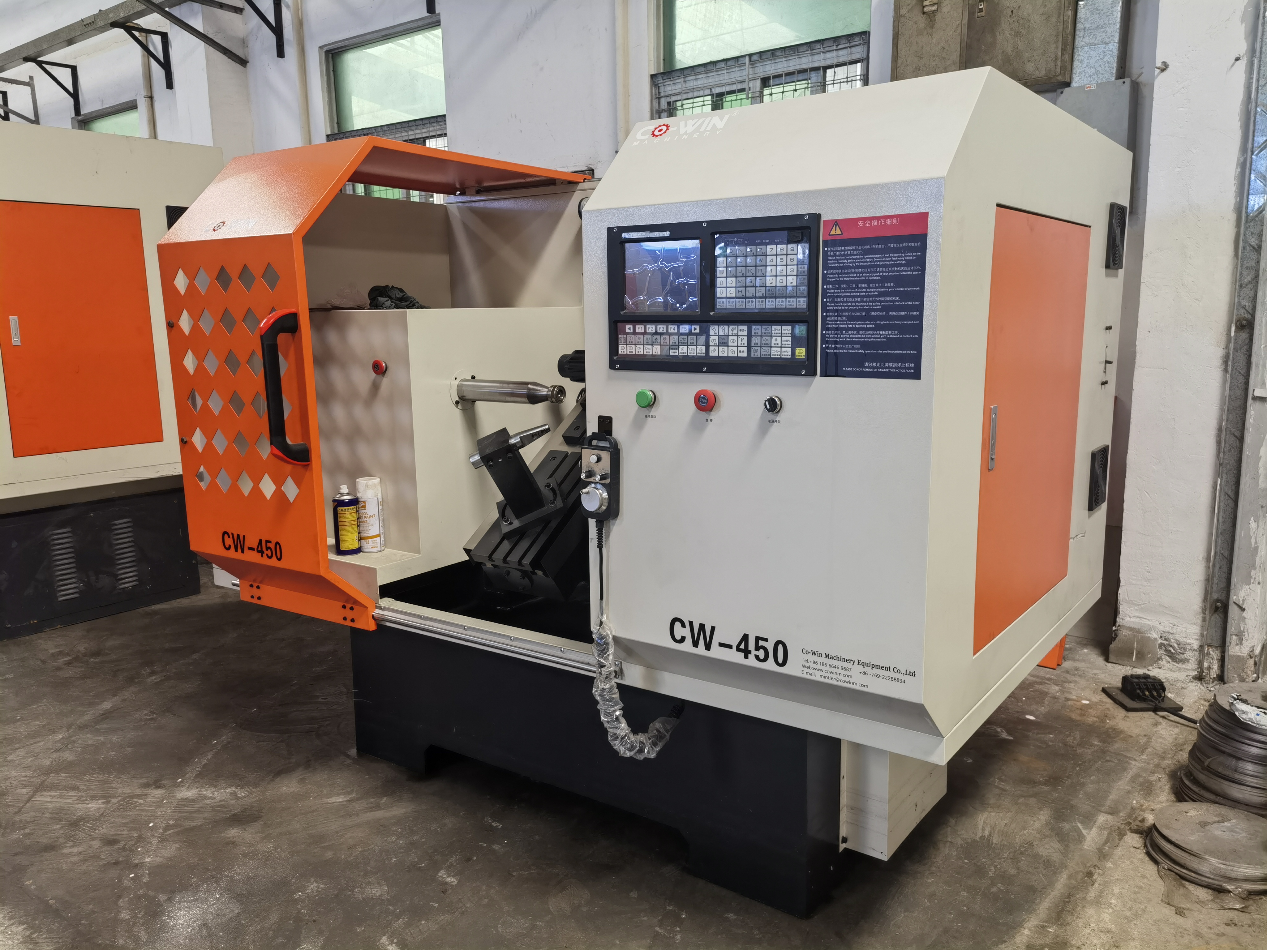 Multi-function CNC Automatic Spinning Machine Aluminum Baking Pan Can Spinning Forming Machine