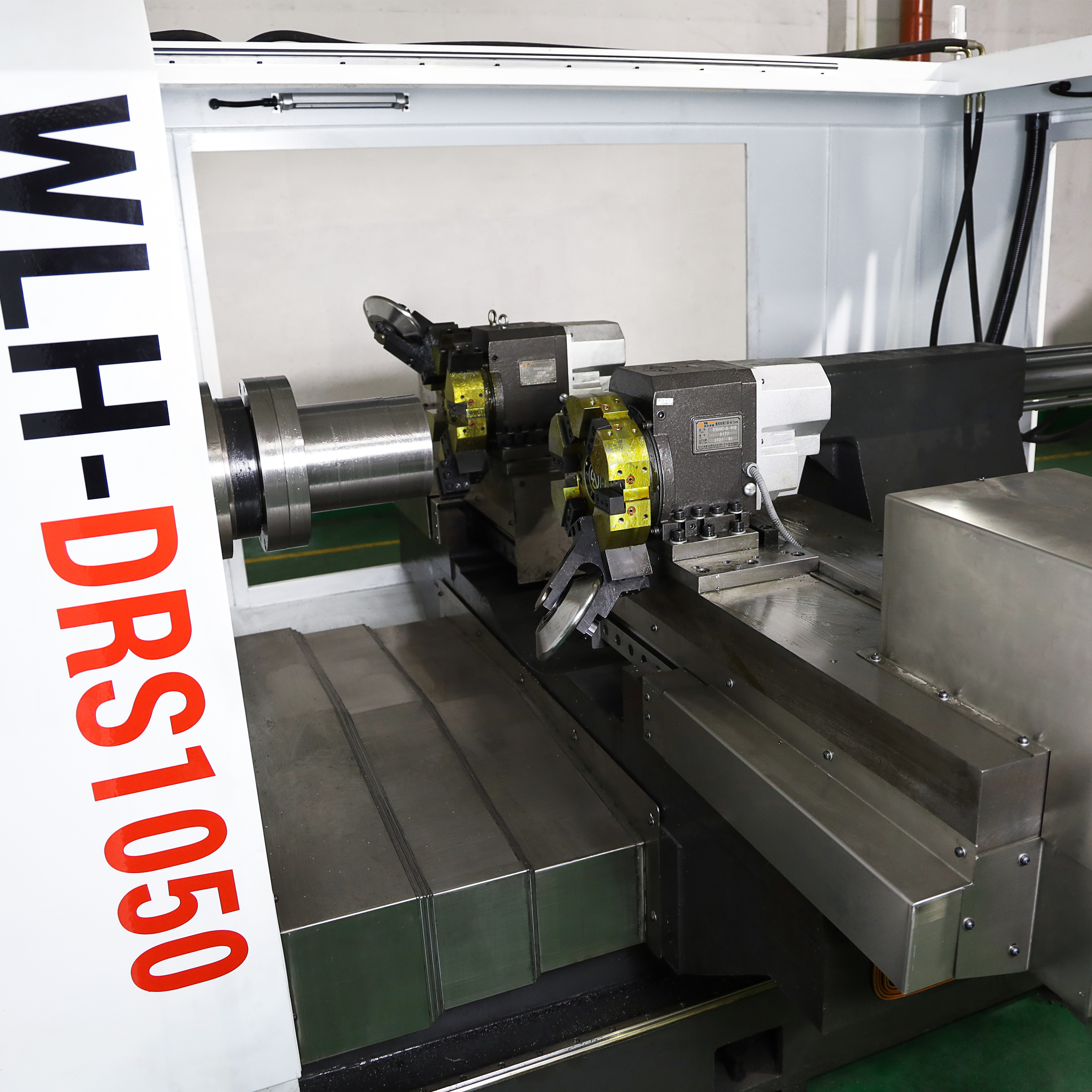 Hot Selling Heavy Duty CNC Metal Spinning Machine WLH-DRS1050 With Double Roller for Container Electric Power Industry