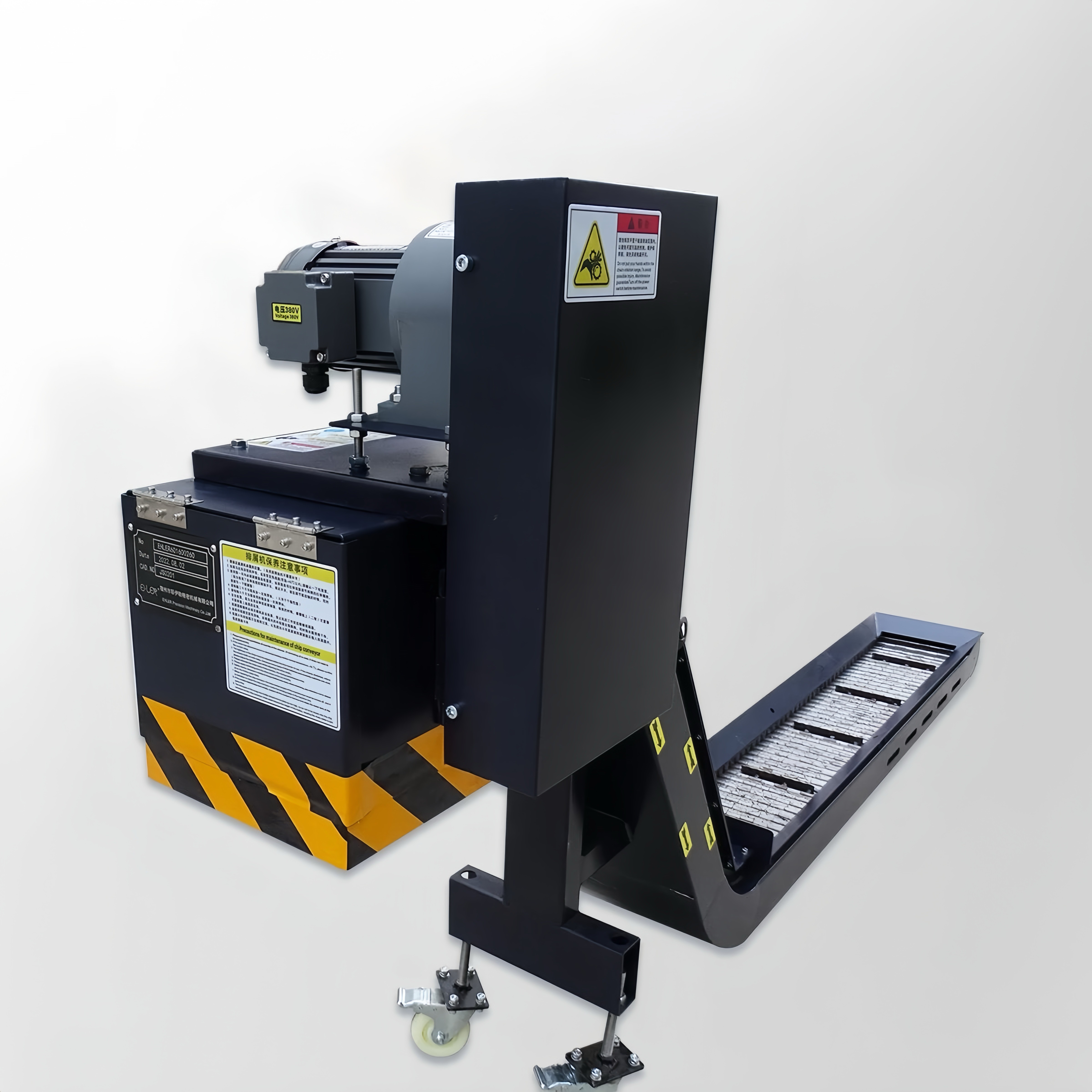 Chain type chip conveyor